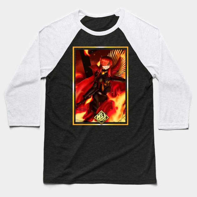 Nobunaga Avenger[FGO] Baseball T-Shirt by Brojiro